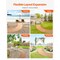 Cedar Wood Garden Pathway Roll Out Walkway Mat 96 Inch Non Slip Outdoor Path